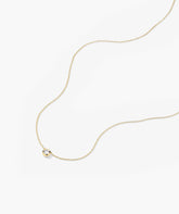 Large Diamond Necklace-14k Yellow Gold / Natural Diamond / 16-18 inches