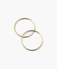 Large Hoops-10k Yellow Gold