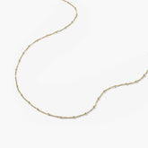 Spheres Chain Necklace-14k Yellow Gold / 16-18 inches