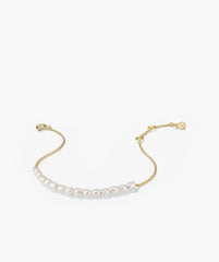 Tiny Pearl Bracelet-18k Gold Vermeil / Pearl / 6-7 inches