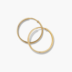 Bold Large Hoops-14k Yellow Gold