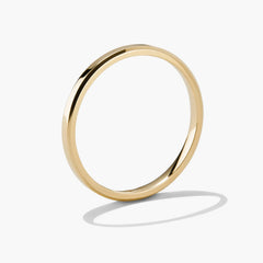 2mm Smooth Band-14k Yellow Gold / 6.5