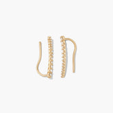 Pavé Diamond Climbers-14k Yellow Gold / Natural Diamond