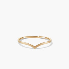 Wishbone Ring-14k Yellow Gold / 4