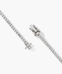 Diamond Tennis Bracelet 1.8mm-14k White Gold / Natural Diamond / 6.5 inches