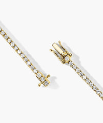 Diamond Tennis Necklace 1.8mm-14k Yellow Gold / Natural Diamond / 15.5 inches