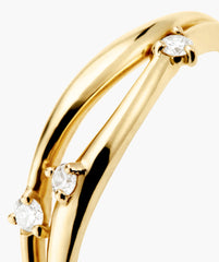 Open Dôme Lab Grown Diamond Ring-14k Yellow Salmon Gold / Lab Grown Diamond / 10