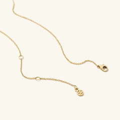 Zodiac Pendant Necklace-18k Gold Vermeil / White Sapphire / Libra