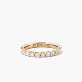 Bold Diamond Eternity Ring-14k Yellow Gold / Natural Diamond / 7.5