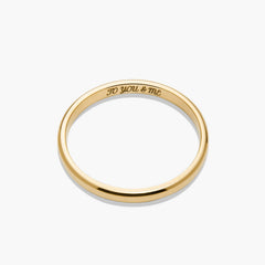 2mm Smooth Band-14k Yellow Gold / 6.5