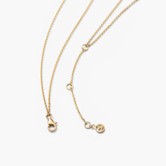 Linked Two-Tone Necklace-18k Gold Vermeil, Sterling Silver / 16-18 inches