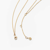 Vermeil Linked Necklace-18k Gold Vermeil / 16-18 inches