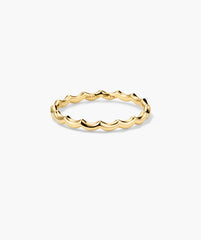 Slim Charlotte Stacker Set-18k Gold Vermeil / Lab Grown White Sapphire / 8