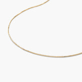 Baby Box Chain Necklace-14k Yellow Gold / 16-18 inches