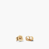 Diamond Pearl Studs-14k Yellow Gold / Natural Diamond