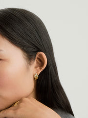Brioche Hoops-Sterling Silver