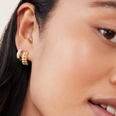 Charlotte Hoops-14k Yellow Gold