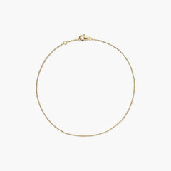 Chain Anklet-14k Yellow Gold / 9.5 inches