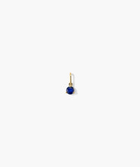 Birthstone Charm-10k Yellow Gold / Blue Sapphire