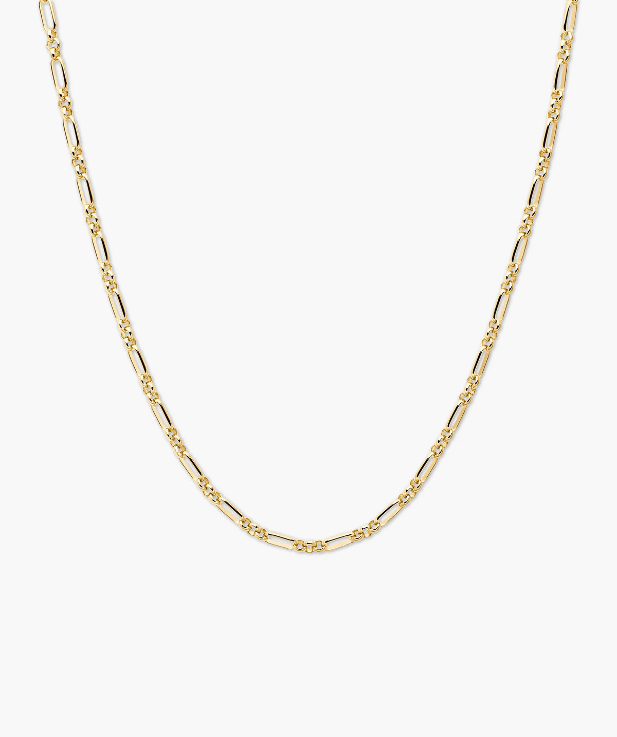 Mini Paperclip Necklace-18k Gold Vermeil / 16 inches