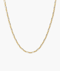 Mini Paperclip Necklace-18k Gold Vermeil / 16 inches