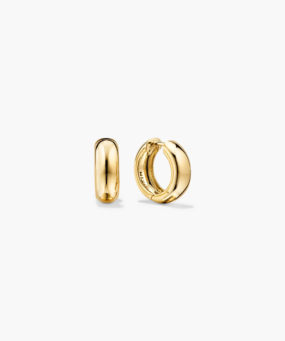 Plush Small Hoops-14k Yellow Gold