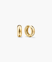 Plush Small Hoops-14k Yellow Gold