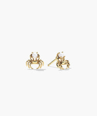 In a Pinch Pearl Studs-18k Gold Vermeil / Pearl