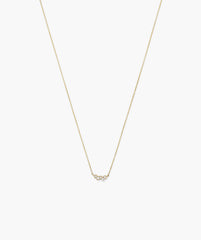 Celeste Lab Grown Diamond Cluster Necklace-14k Yellow Gold / Lab Grown Diamond / 16-18 inches