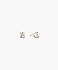 Lab Grown Diamond Round Studs 0.5 TCW-14k Yellow Gold / Lab Grown Diamond