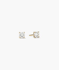 Lab Grown Diamond Round Studs 1 TCW-14k Yellow Gold / Lab Grown Diamond / 1