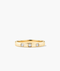 Diamonds Band-14k Yellow Gold / Natural Diamond / 4