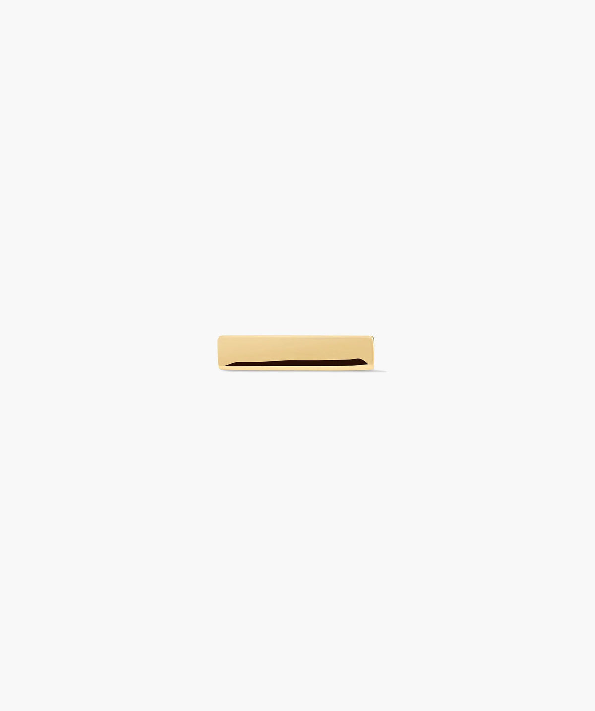 Single Bar Stud-10k Yellow Gold