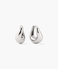 DÃ´me Figure Hoops-Sterling Silver