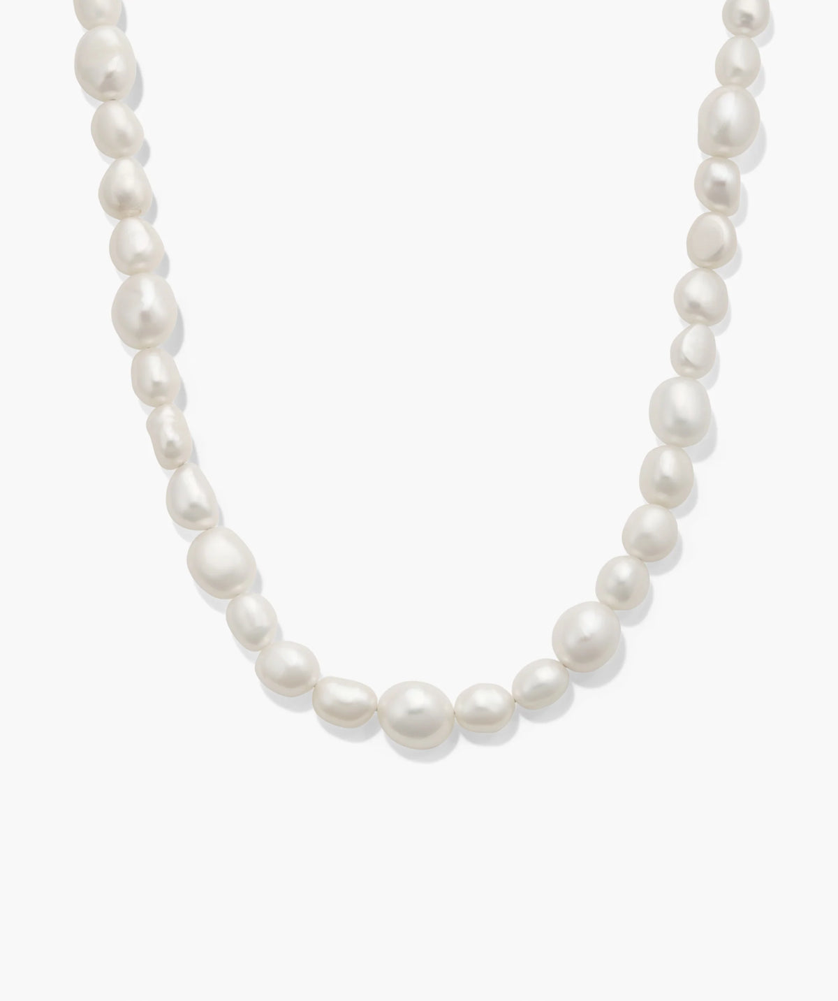 Kia Pearl Collar-Sterling Silver / Pearl / 16"