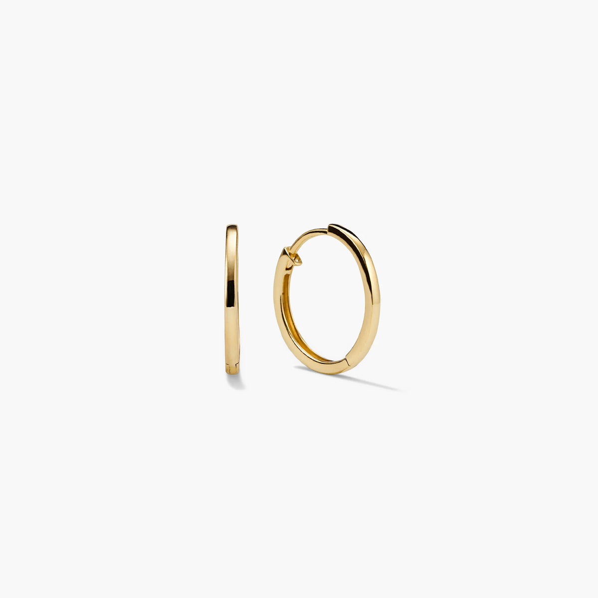 Easy Small Hoops-10k Yellow Gold