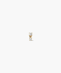 Single Droplet Stud-14k Yellow Gold / Lab Grown Diamond / Butterfly Back