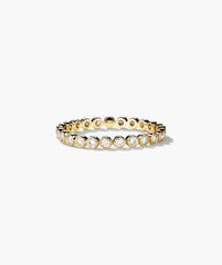 Prism Lab Grown Diamond Eternity Band-14k Yellow Gold / Lab Grown Diamond / 5
