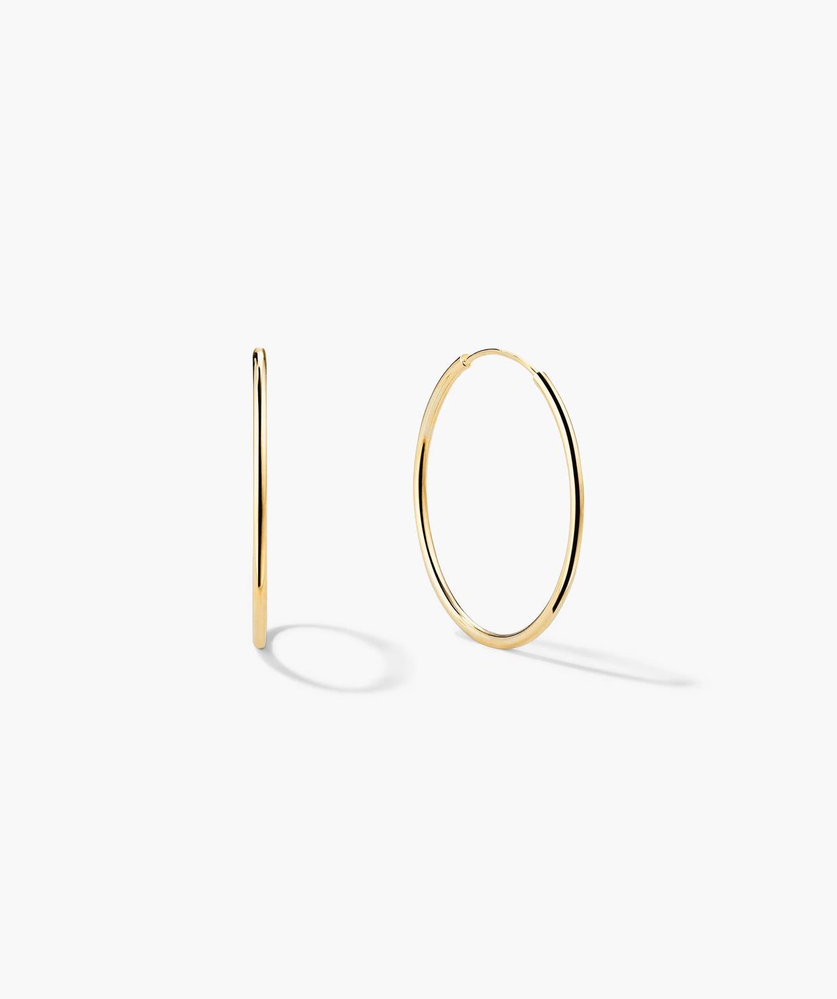 Large Hoops-10k Yellow Gold