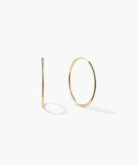 Large Hoops-10k Yellow Gold