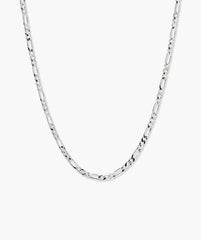 Figaro Chain Necklace-Sterling Silver / 20 inches