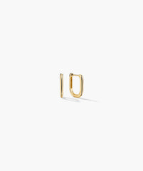 Huggie U Hoops-10k Yellow Gold
