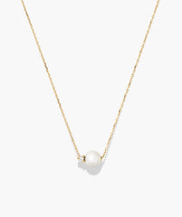Amelie Necklace-14k Yellow Gold / Pearl / 16-18 inches