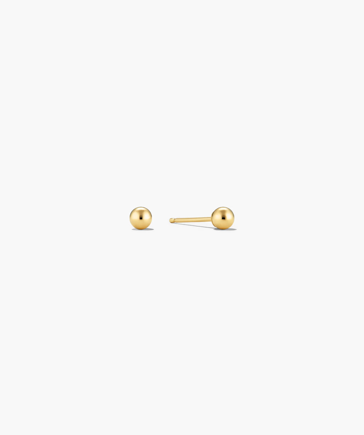 Sphere Studs-10k Yellow Gold