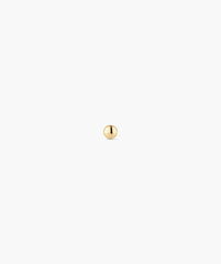 Single Mini Thumbtack Stud-14k Yellow Gold / Flat Back