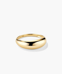 Thin DÃ´me Ring-14k Yellow Gold / 3
