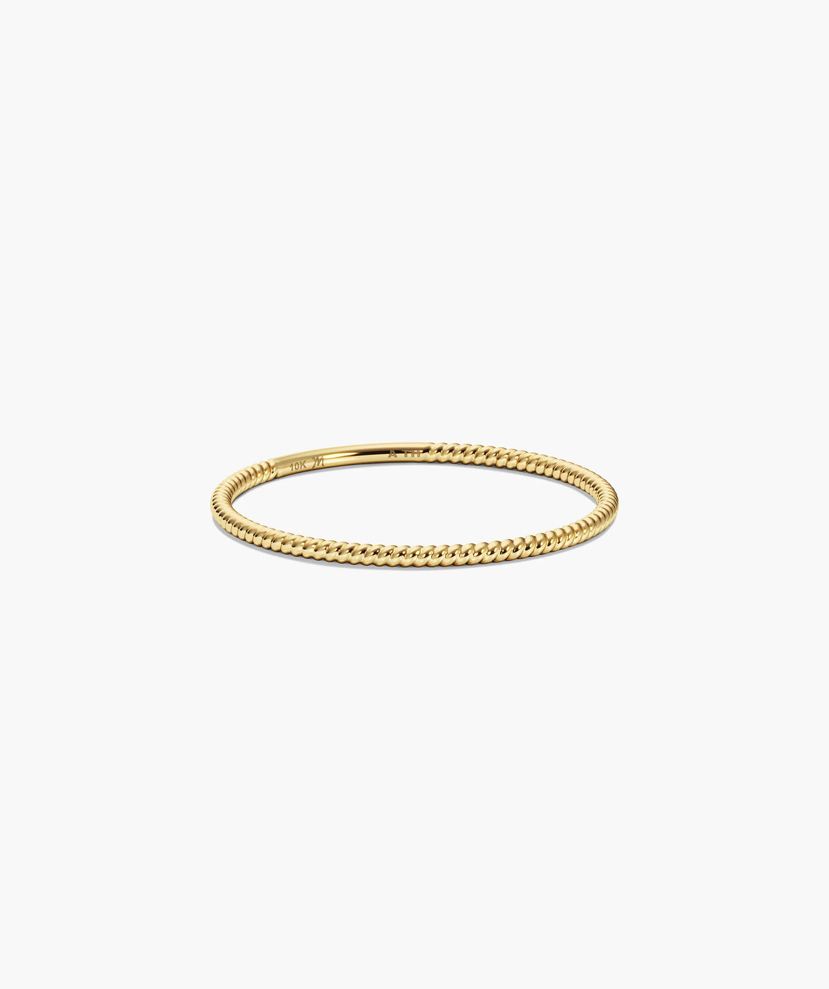 Twist Ring-14k White Gold / 7