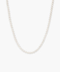Paradigm Pearl Necklace-Sterling Silver / Pearl / 18 inches