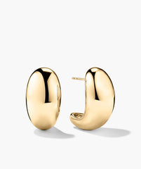 Mega DÃ´me Earrings-18k Gold Vermeil