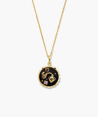 Cosmic Pendant Necklace-Aquarius